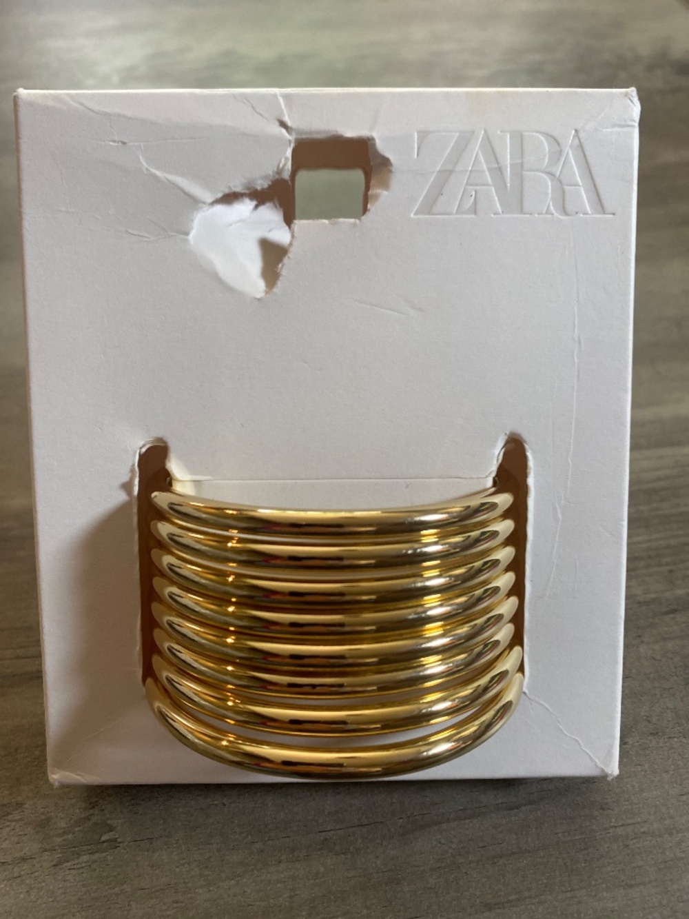 NWT Zara Pack of Metallic Bangles - Picture 4 of 7
